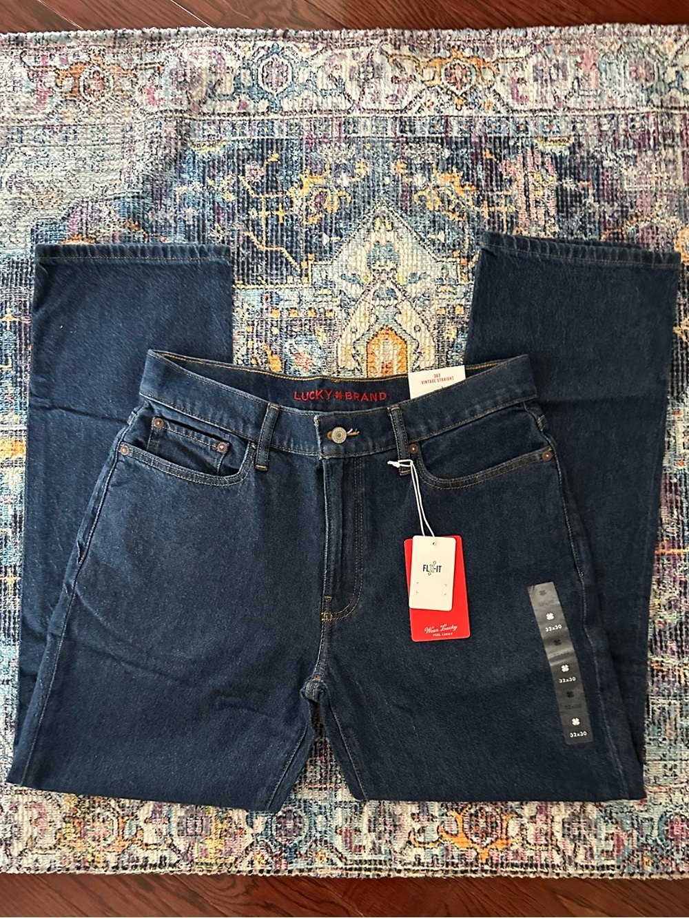 Lucky Brand Men's 363 Dark Wash Straight Jeans